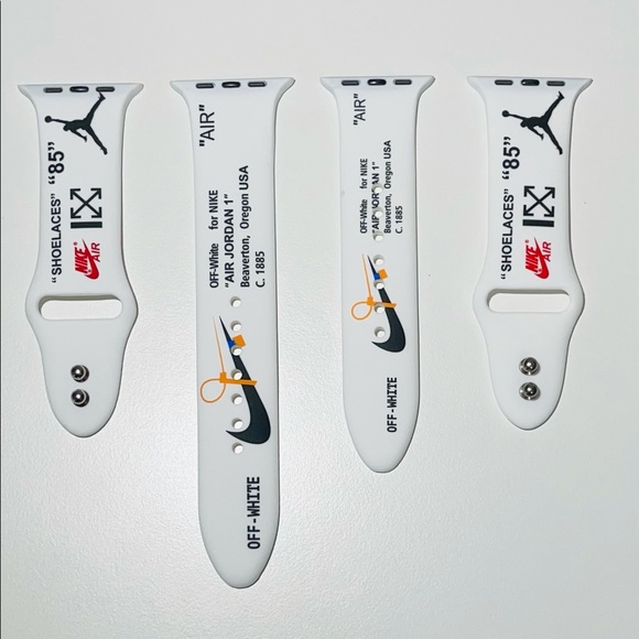 2 pcs Nike Silicone Wristlet Band for Apple Watch, T500+ - Picture 14 of 16